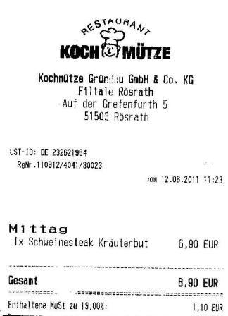 emof H�ffner Kochm�tze Restaurant